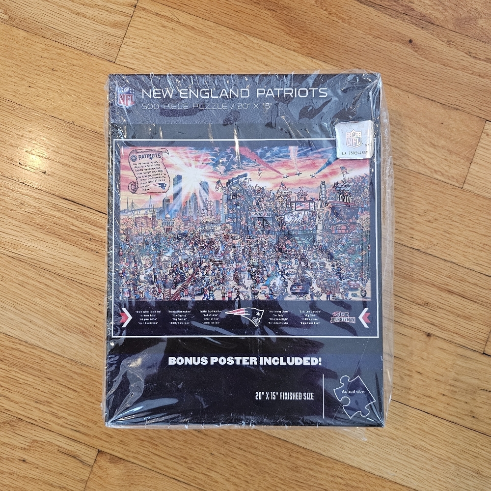 New England Patriots Puzzle and Poster